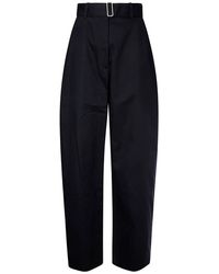 Studio Nicholson - Round Leg Cotton Trousers - Lyst