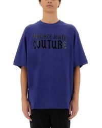 Versace Jeans Couture - Gothic Logo T-Shirt - Lyst