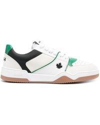 DSquared² - Low Top Leather Sneaker - Lyst