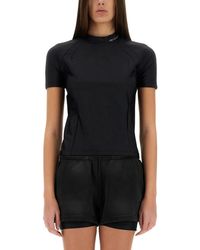 T By Alexander Wang - T-Shirt With Logo - Lyst
