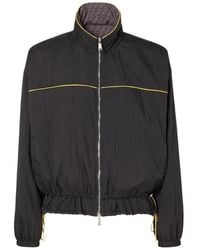 Fendi - Reversible Nylon Windbreaker Jacket - Lyst