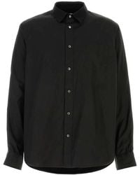 Sacai - Black Poplin And Oxford Shirt - Lyst