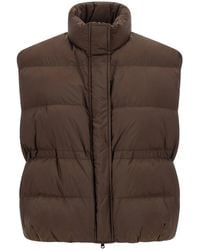 Brunello Cucinelli - Polyester Sleeveless Jacket Clothing - Lyst
