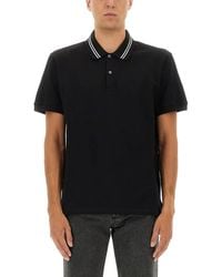McQueen - Polo Shirt With Logo On The Collar - Lyst