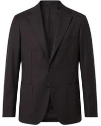 Tagliatore - Dark Wool Jacket - Lyst