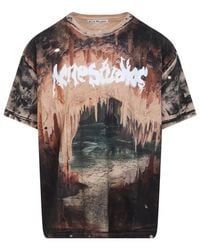 Acne Studios - Eresa Cave Organic Cotton T-Shirt - Lyst