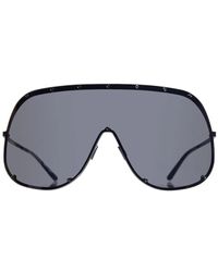 Rick Owens - Sunglasses Shield Blk - Lyst