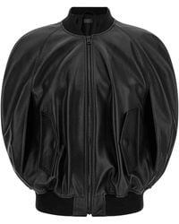 Balenciaga - Sleeveless Leather Jacket - Lyst