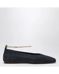 MARIA LUCA - Denim Augusta Ballerina - Lyst