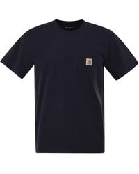 Carhartt - Cotton T-Shirt With Pocket - Lyst