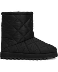 Dolce & Gabbana - Dolce & Gabbana Quilted Nylon Boots - Lyst