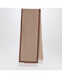 Gucci - Gg Wool Scarf - Lyst