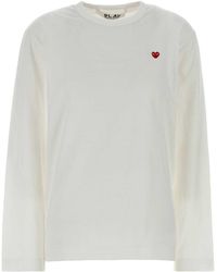 Comme des Garçons - Crew Neck Logo T-Shirt - Lyst