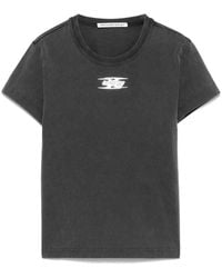 Alexander Wang - Dark Cotton T-Shirt - Lyst