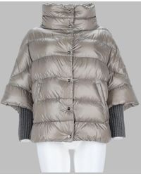 Herno - Oversized Quilted Puffer Jacket With High Neck - Lyst