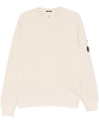 C.P. Company - C.P.Company Cotton Diagonal Fleece Sweatshirt - Lyst