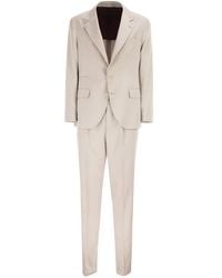 Brunello Cucinelli - Silk Suit With Three-Button Blazer - Lyst