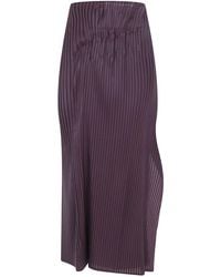 HOMME PLISSÉ - Homme Plisse "Pleated On Pleats" Long Skirt - Lyst