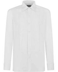Tom Ford - Cocktail Voile Slim Fit Evening Shirt - Lyst