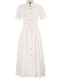 Fay - Cotton Button Fastening Dresses - Lyst