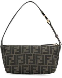 Fendi - Small Ff Jacquard Vanity Pouch - Lyst