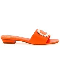 Roger Vivier - 'Belle Vivier' Slides - Lyst