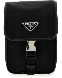 Prada - Re-Nylon Logo Crossbody Bag - Lyst