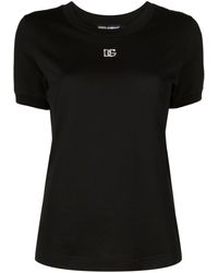 Dolce & Gabbana - T-Shirt With Dg - Lyst