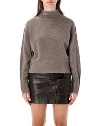 THE GARMENT - Volmer Back Bottom Knit - Lyst