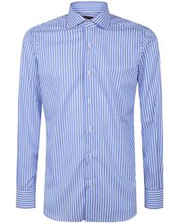 Barba Napoli - Classic Popeline Stripes Shirt - Lyst