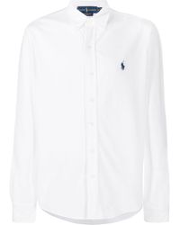 Polo Ralph Lauren - Tailored Long Sleeve Knit Shirt - Lyst