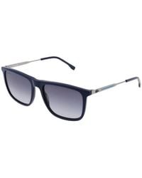 Lacoste - Matte Dark Acetate Sunglasses - Lyst