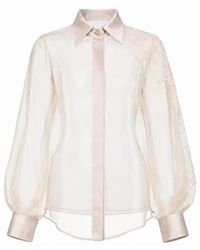 D.exterior - Shell Cotton Shirt - Lyst