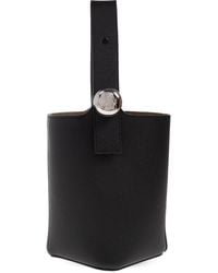 Loewe - Pebble Logo-Embellishment Mini Bucket Bag - Lyst