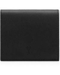 Ami Paris - Leather Wallet - Lyst