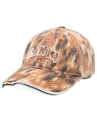 Ganni - Cappello Da Baseball Con Logo - Lyst
