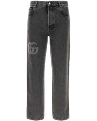Gucci Morsetto Jeans in Black for Men | Lyst