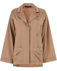 Max Mara - Antiqued Satin Vasaio Shirt - Lyst