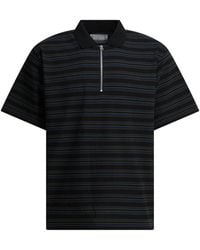 Sacai - Cotton Polyester Polo Shirts - Lyst