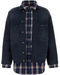Balenciaga - Dark Denim Jacket - Lyst