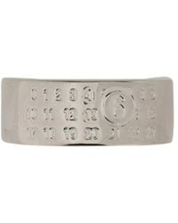 MM6 by Maison Margiela - "Minimal Numeric" Band Ring - Lyst
