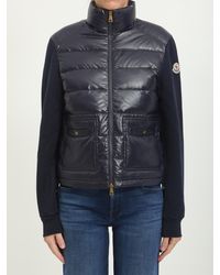 Moncler - Hybrid Puffer Bomber Jacket - Lyst