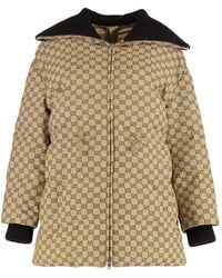 Gucci - Quilted Down Jacket - Lyst