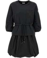 Moncler - Two-Material Dress - Lyst