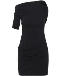 Jacquemus - The Drapeado Cotton Mini Dress - Lyst