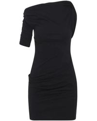 Jacquemus - The Drapeado Cotton Mini Dress - Lyst