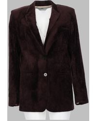 Alysi - Giacca Corduroy Monopetto - Lyst