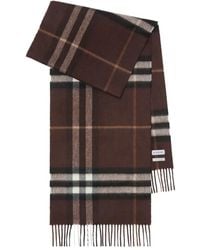 Burberry - Plaid Cashmere Scarf - Lyst