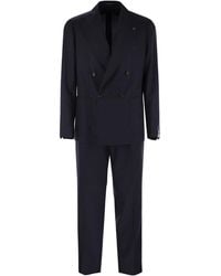 Tagliatore - Virgin Wool Double-Breasted Suit - Lyst