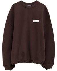 Jacquemus - Ruban Sweatshirt With Logo Appliqué - Lyst